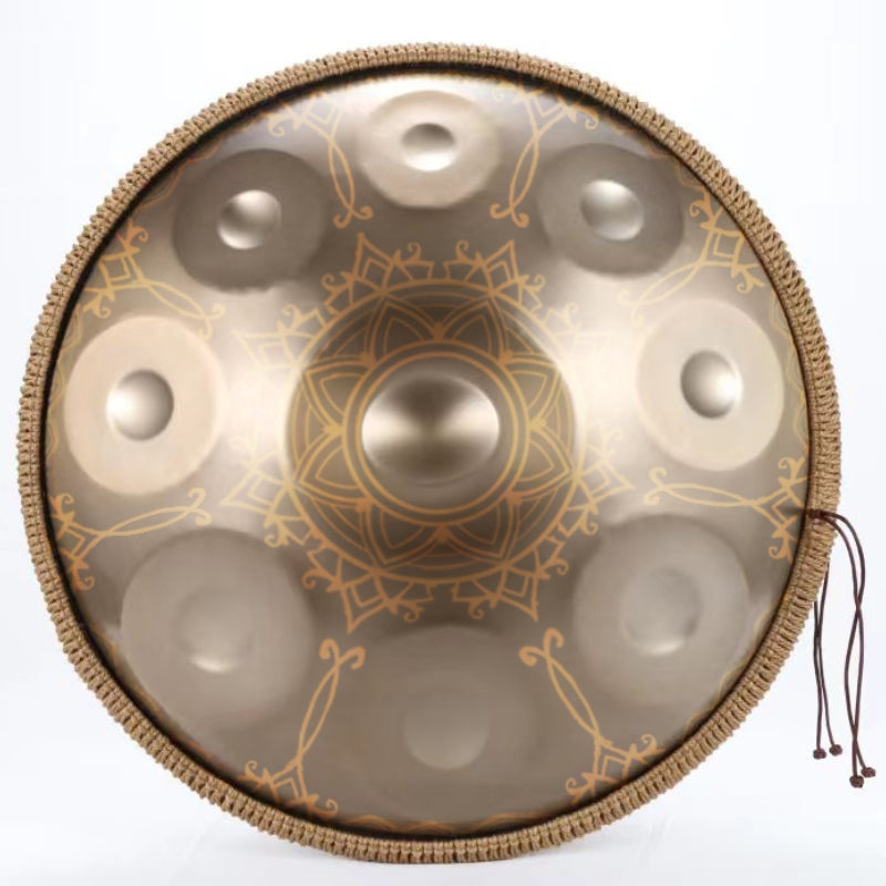 Handpan engraved with the new pattern
