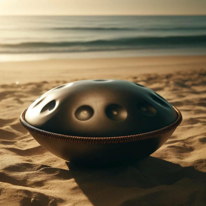 HandPan instrument in natural light