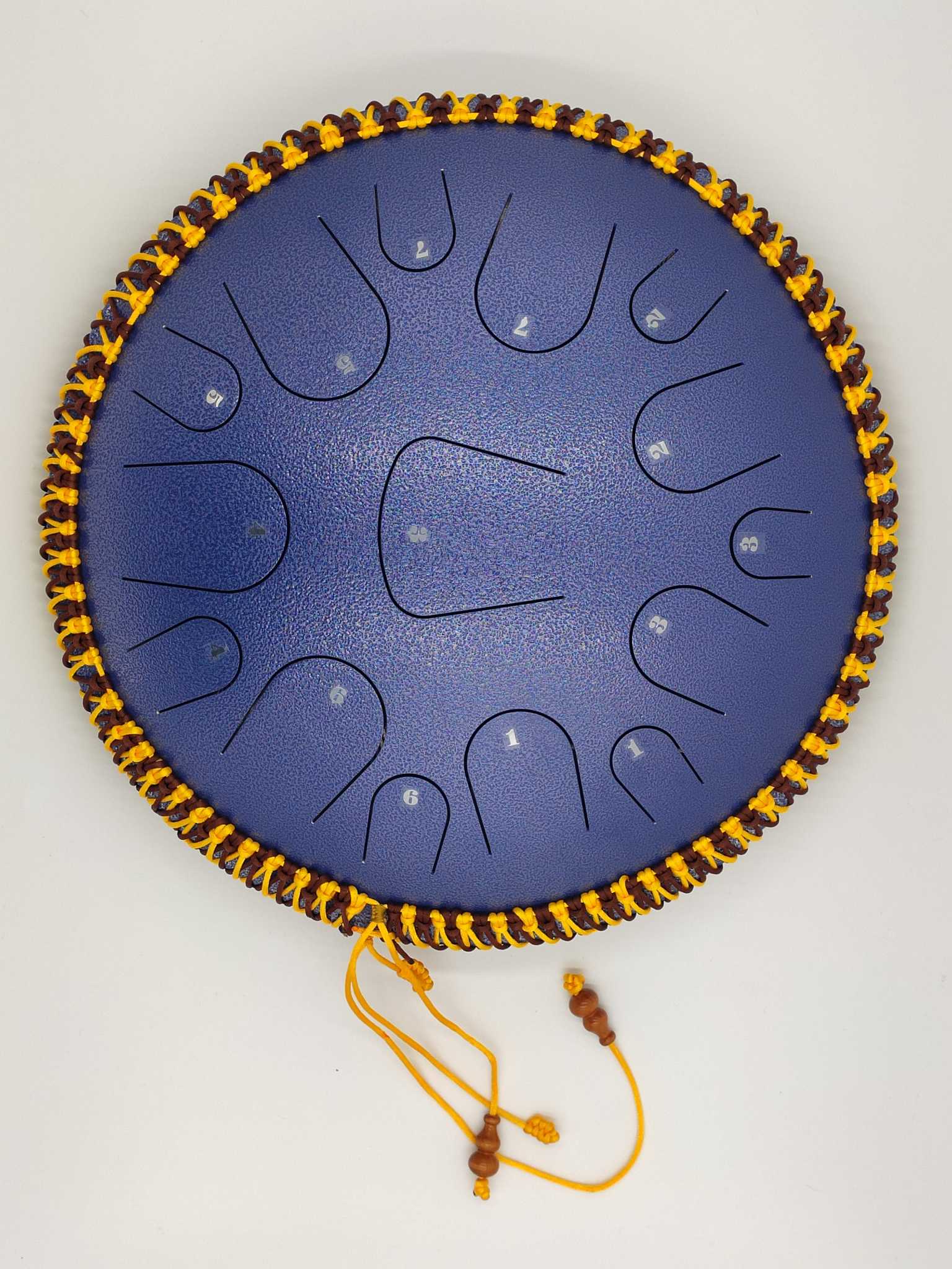 Cosmos Stahl Zungentrommel | 14 Zoll 15 Noten Tank Drum für Yoga & Meditation mit Geschenkset