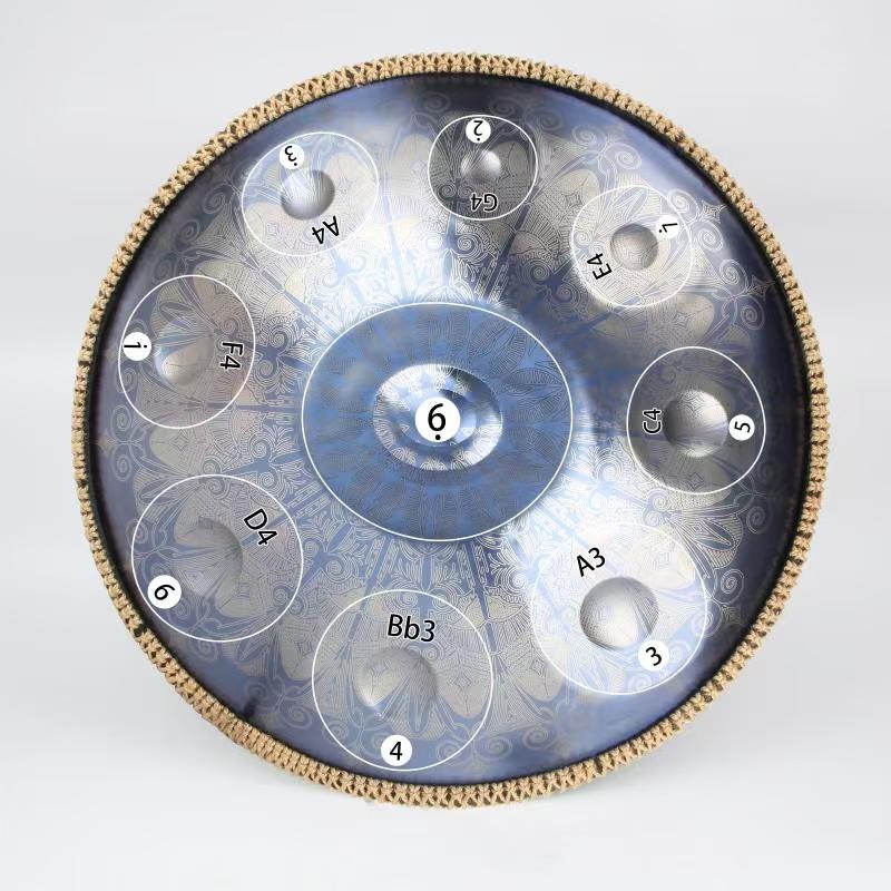 Cosmos handpan - Oberon Pulse handpan pan drum 9/10/12 Notes - product view 3