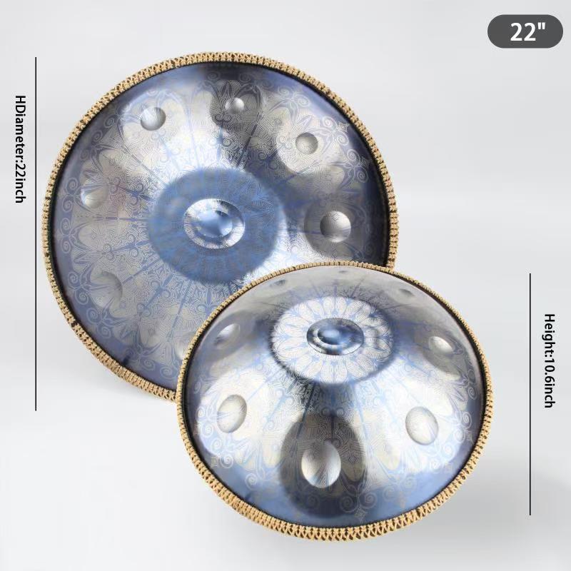 Cosmos handpan - Oberon Pulse handpan pan drum 9/10/12 Notes - product view 2