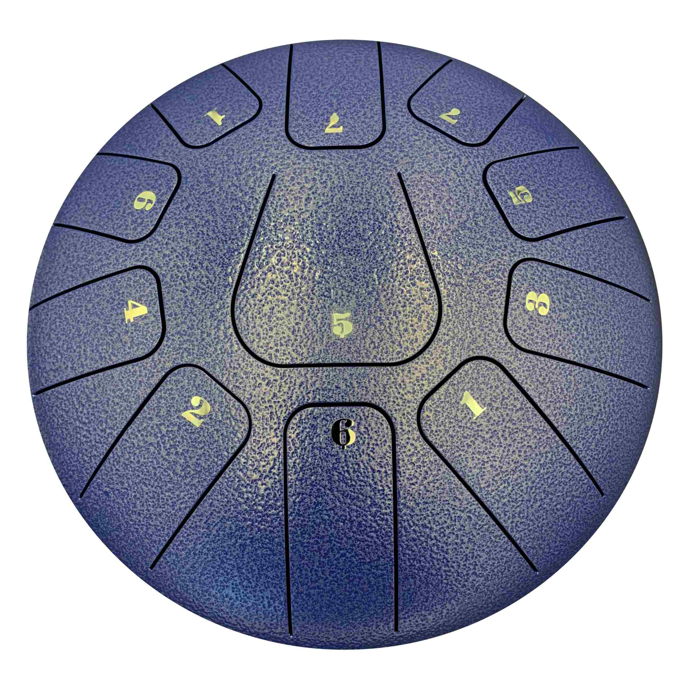 Cosmos Stahl Zungentrommel | 10 Zoll 11 Noten Tank Drum für Yoga & Meditation mit Geschenkset