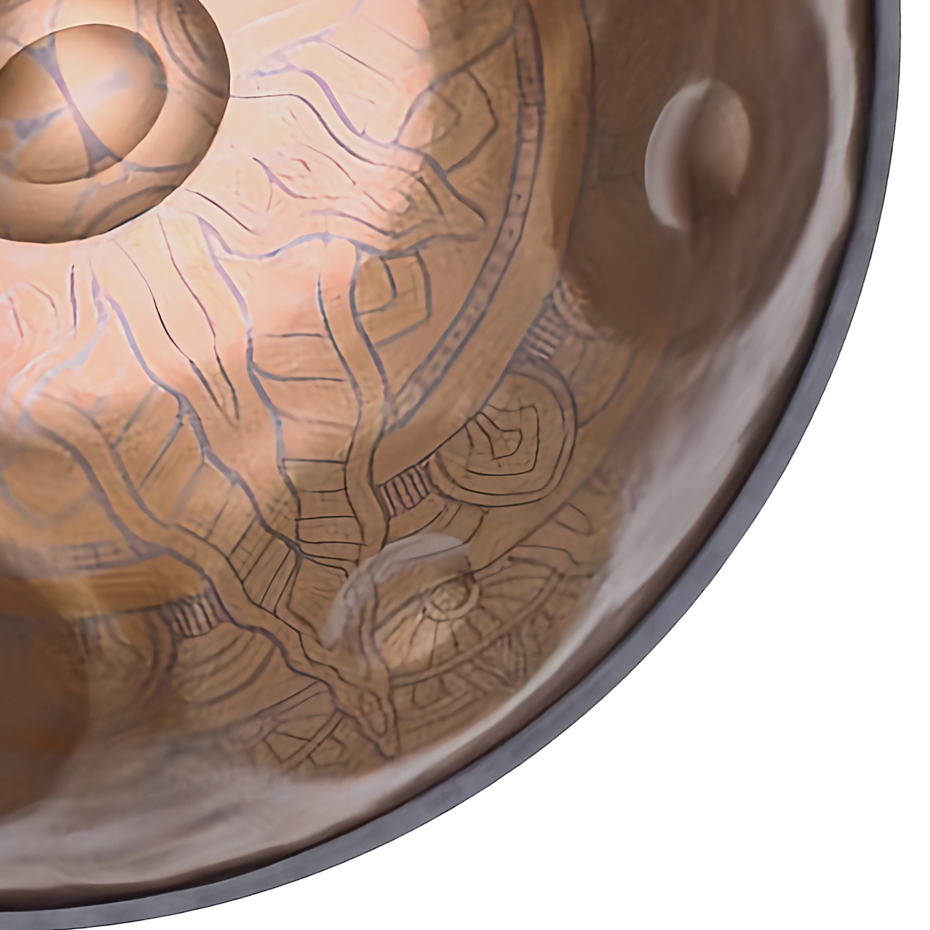 New pattern handpan with artistic engraving