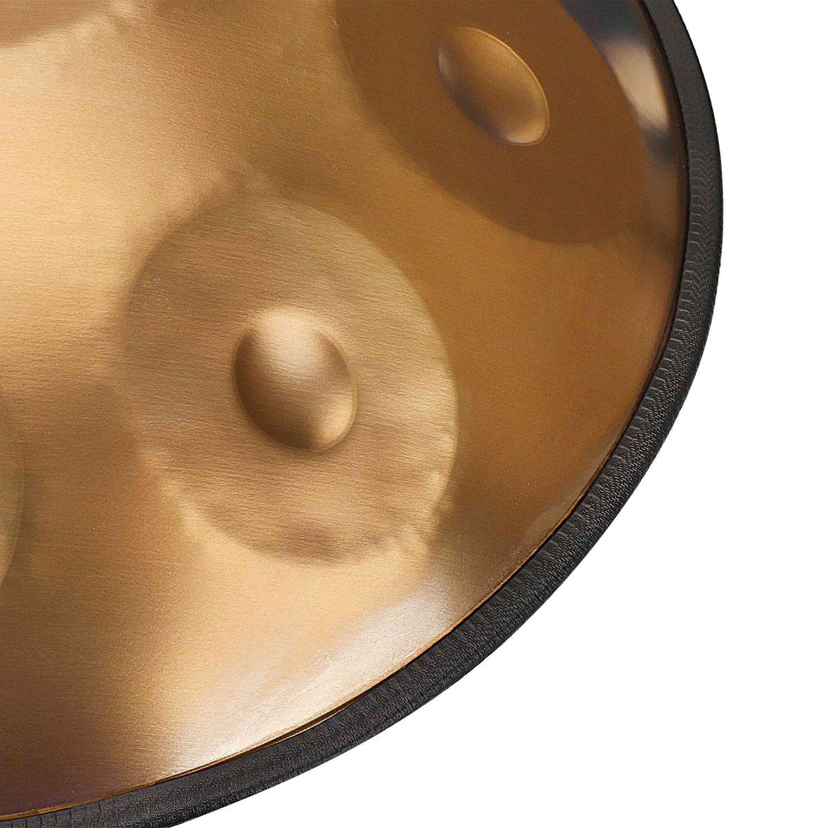 Handpan drum featuring Golden resonant notes