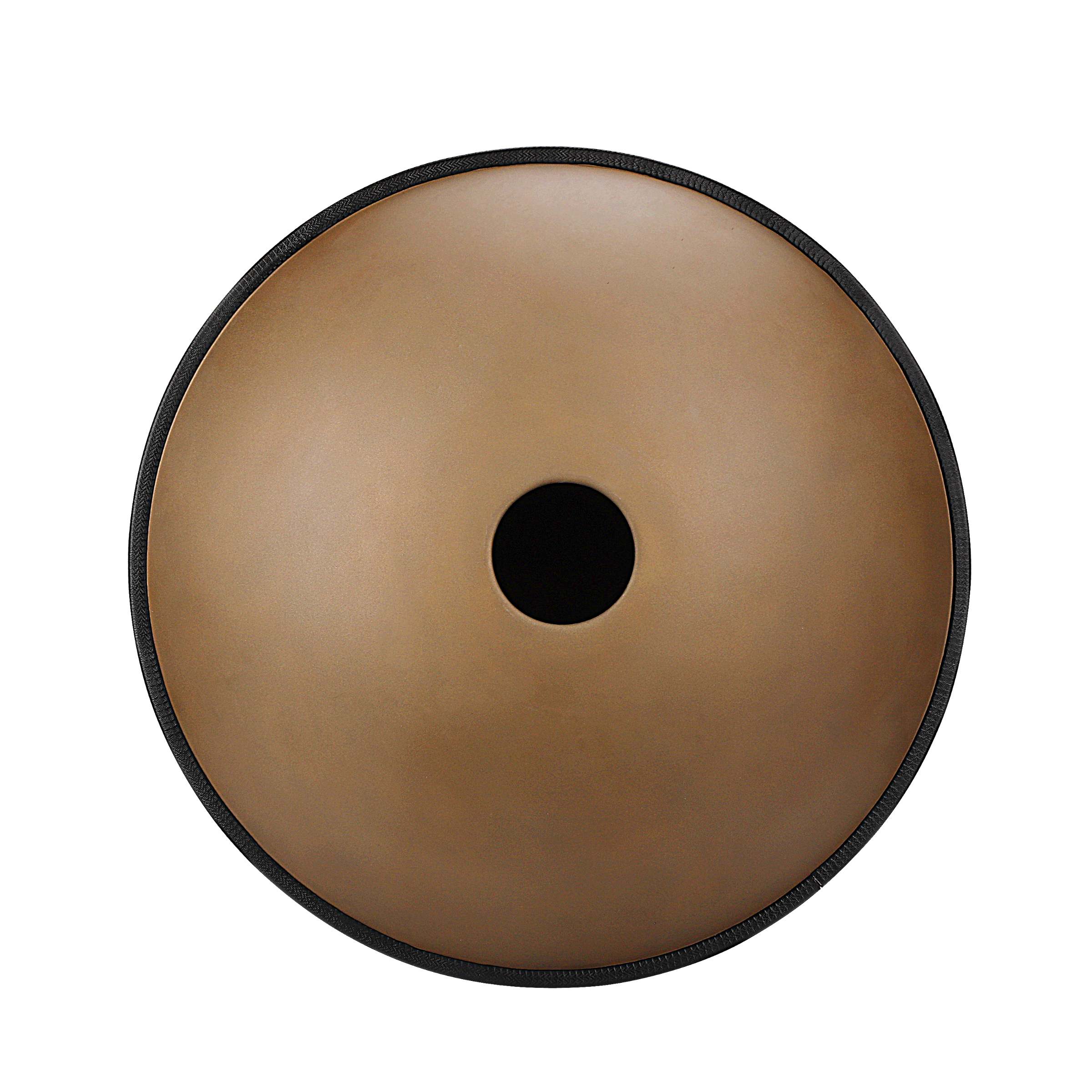Hand-forged Gold handpan showcasing traditional forging techniques