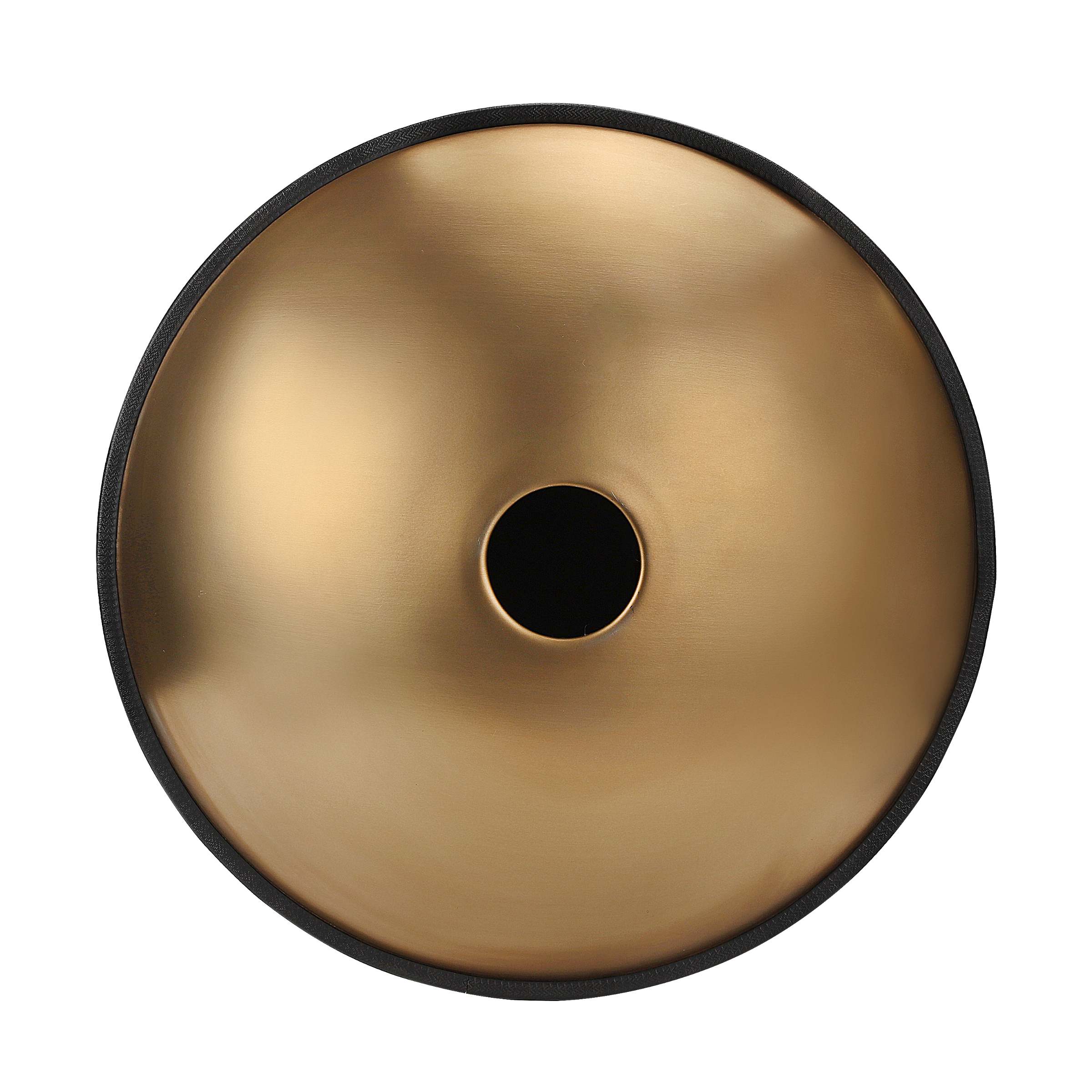 Handpan drum with a luxurious Gold finish