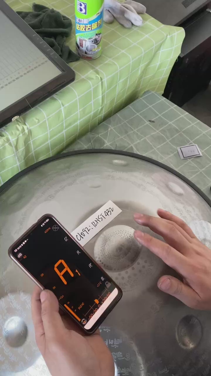 Engraved Tibetan Handpan Tuning Video