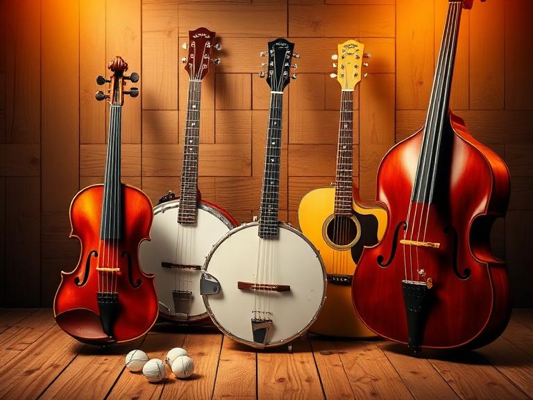 What Are the 5 Core instruments in bluegrass?