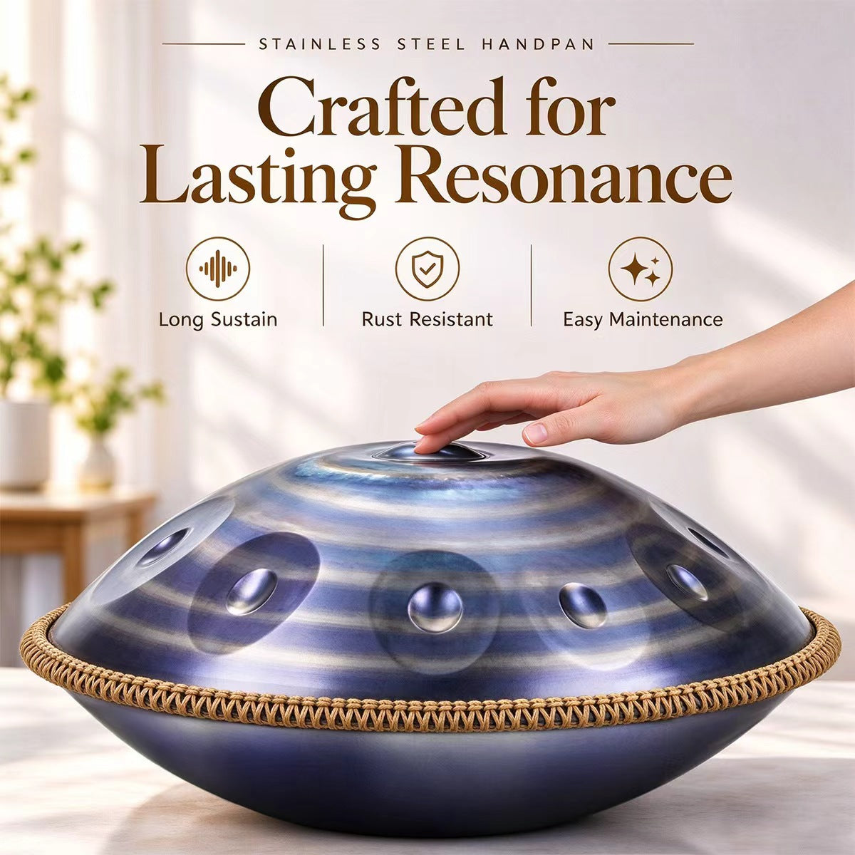 Storm Series Handpan Drum – 432Hz/440Hz | Cosmoshandpan