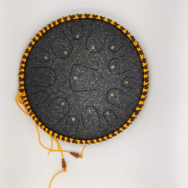 Cosmic Steel Tongue Drum | 14 Inch 15 Note Tank Drum - Gift