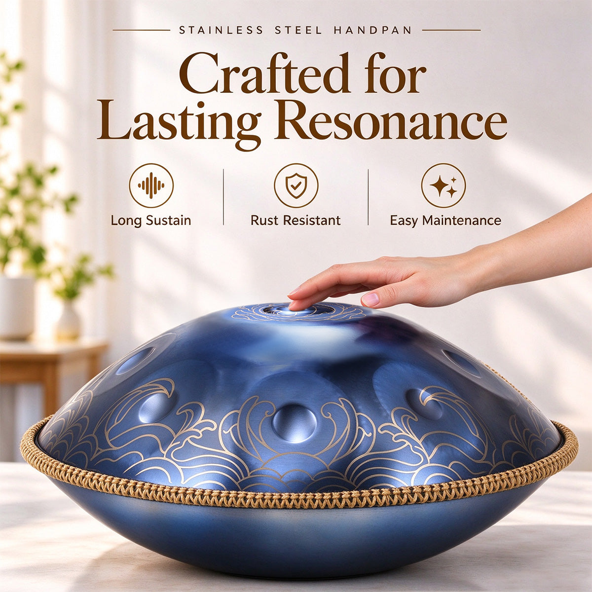 Cosmoshandpan Handpan Drum - Dolwave | Handpan pour la Méditation et le Yoga