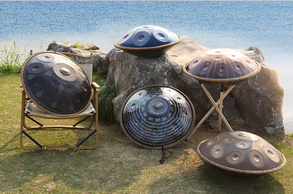 Cosmic Steel Tongue Drum | 10 Inch 8 Note Tank Drum - Gift