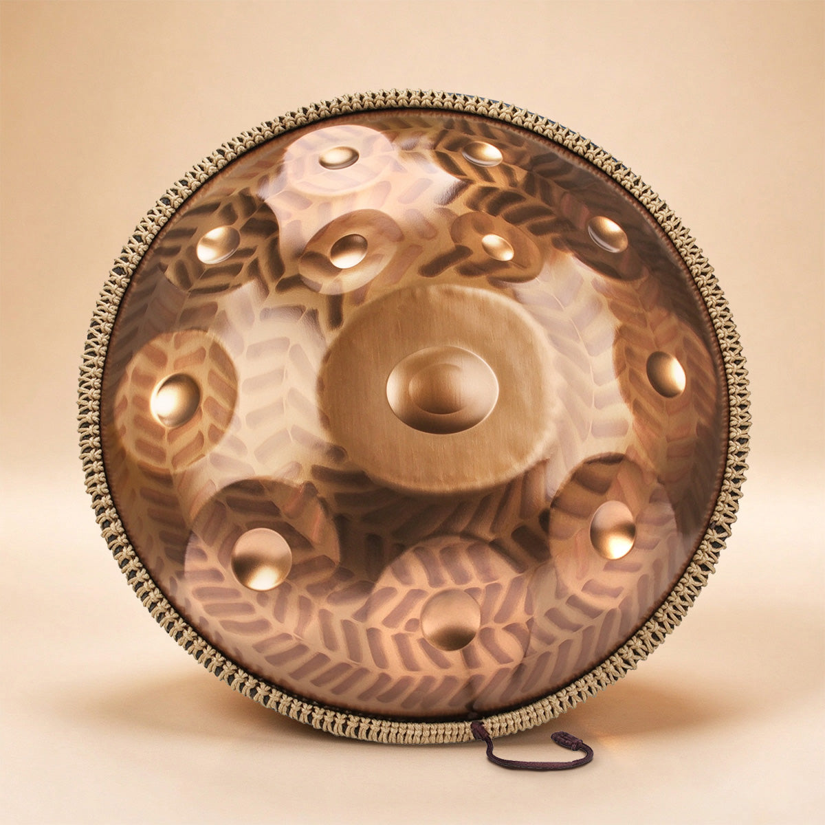 Cosmos Handpan Wheat - 9/10/12 Notes D Minor Stainless Steel Handpan - product view 1